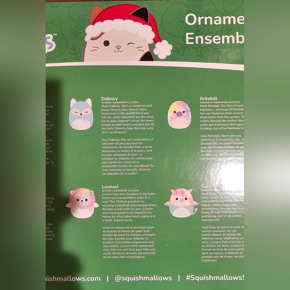 Squishmallow Ornaments NWT - Picture 4 of 6